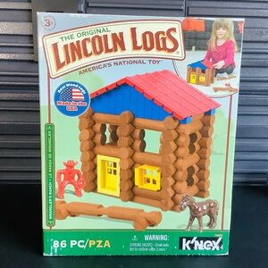 Classic Lincoln Logs Wranglers Ranch Building Set - Used